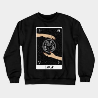 Cancer Astrology Tarot Card Crewneck Sweatshirt